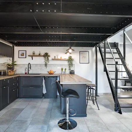 Lägenhet Loft Avec Jardin Et Parking Prive